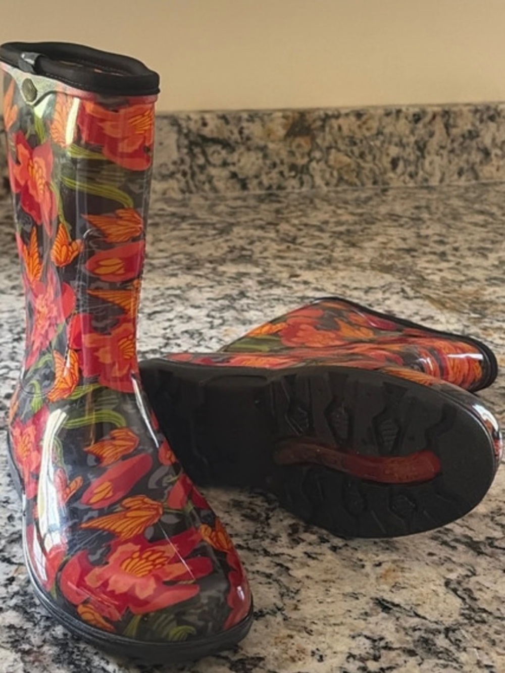 SLOGGERS FLORAL&STYLISH RAIN BOOT - Picture 13 of 14